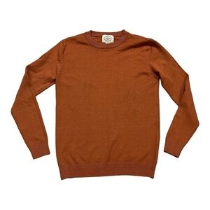 St John’s Bay Long Sleeve Crew Neck Cinnamon Spice Sweater Size S